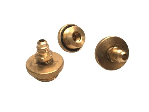 Mid-West Instrument Quick Connect Backflow Test Cock Adapters - 3/4" NPT x 1/4" Flare, Set of 3