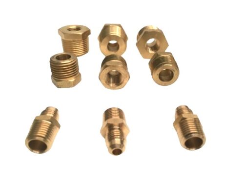 Mid-West Instrument Backflow Test Standard NPT Adapter Fitting Kit, Set of 9