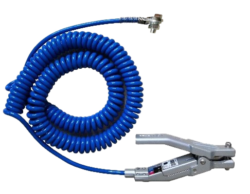 CMC Alptec SA-YF Self-Testing Grounding Clamp with Alarms | 5.3m Blue Cable | CAD