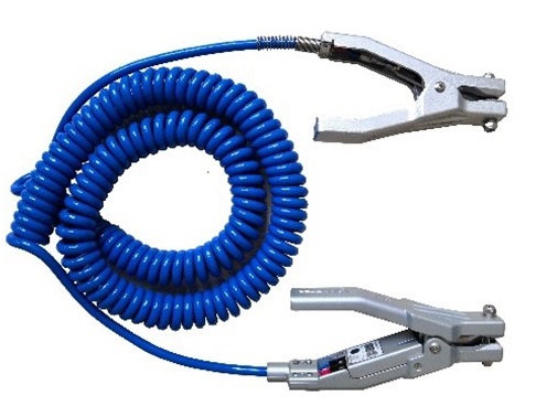 CMC Alptec - SA-YP Self Testing Grounding Clamp with Visible and Audible Alarms, Cable Length 5m, SC-02 Clamp, 10 Ohm Monitoring Set Point, CAD Included