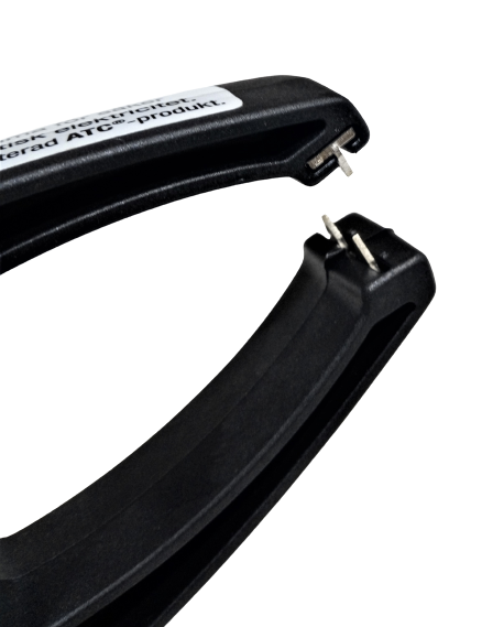 SparkSafe - Static Grounding Clamp With or Without 2.5m Clear Spiral Cable