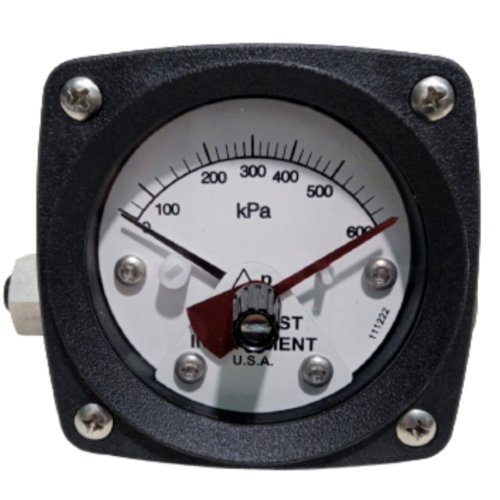 Mid-West Instrument Differential Pressure Gauge Aluminium 2.5" Model 120-AA-00-MO , 0-600 KPa