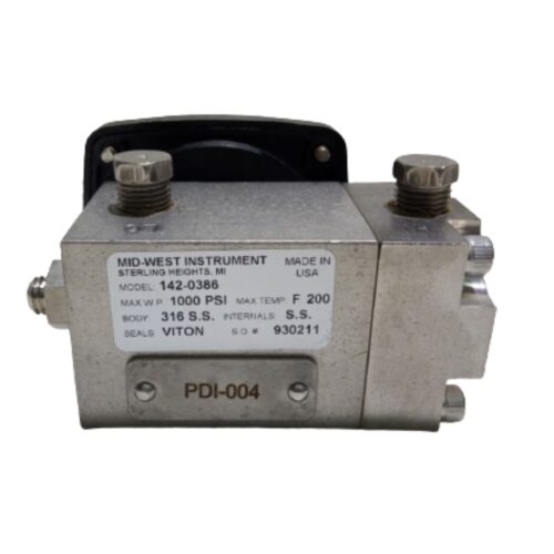Mid-West Instrument Model 142-SA-12-(MVZ)O, 0-100 Kpa - DP Gauge