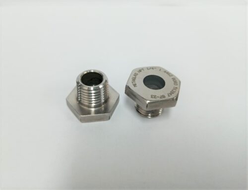 Metaglas 0.25in screwed sight glass cover photo CMC