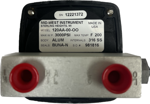 Mid-West Instrument DP Gauge Model 120AA-00-OO – from 25 to 700 kPa