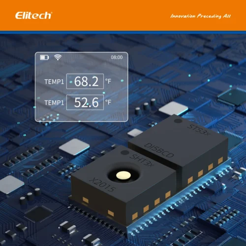 Elitech RCW 800 WIFI Temperature and Humidity Data Logger,Wireless Remote Temperature Recorder for Refrigerator Circuit CMC