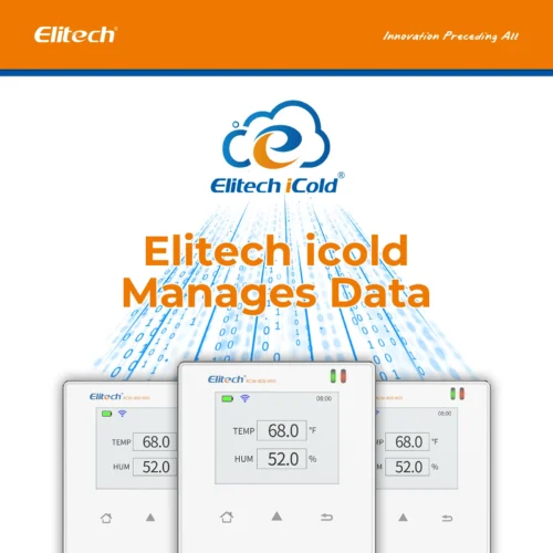Elitech RCW 800 WIFI Temperature and Humidity Data Logger,Wireless Remote Temperature Recorder for Refrigerator iCold Data Manage CMC