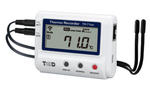TR 71nw 2 Channels Wired LAN Temperature Data Logger CMC
