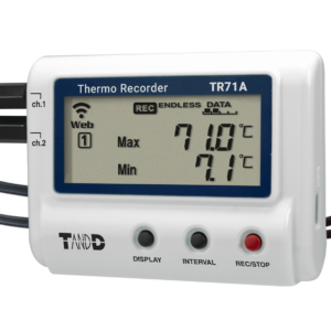 TR71A 2 Channels Wireless Bluetooth Temperature Data Logger CMC