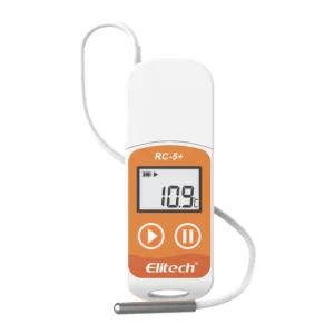 Elitech RC 5+ TE Reusable USB Temperature Data Logger with External Probe