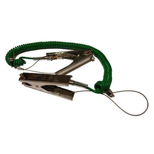 2 off SC05 Clamps with 4m Green Spiral Cable CMC Alptec