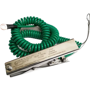 Sc05 Ground Clamp With Green Spiral Cable Cmc