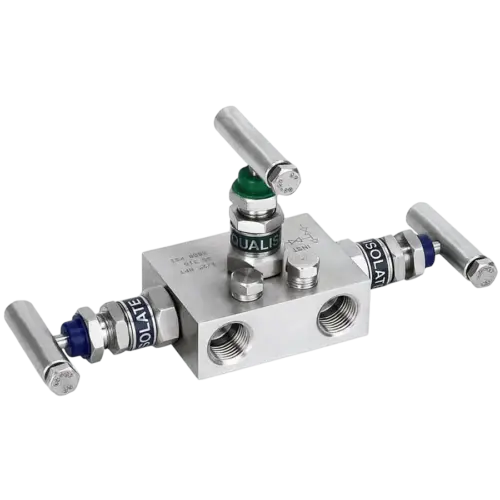 Mid West Model Stainless Steel 3 Valves DP Manifolds Image by CMC