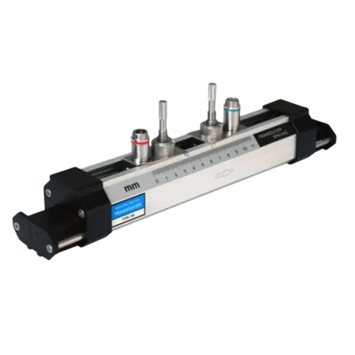 CMC Portable Ultrasonic Flow Meter with High Temperature Small Bracket Transducer Image by CMC Tech